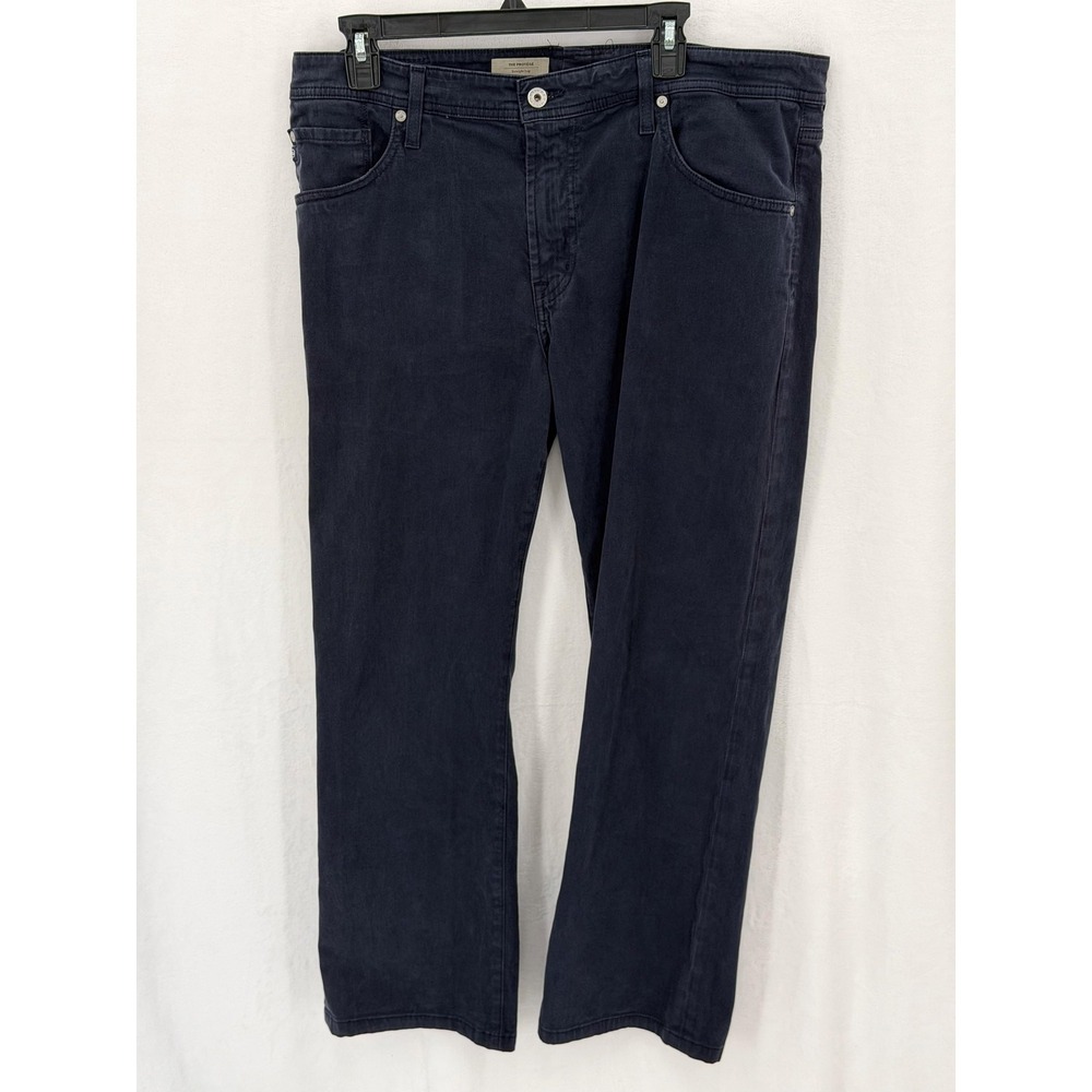 Adriano Goldschmied Jeans Mens 38x28 Navy Dark Wash The Protege Straight Leg‎